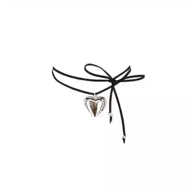 希遇 爱心幻月 新中式国潮轻奢风 日常百搭精致优雅小众设计运高级感轻奢小众简约设计 合金 项链 女款