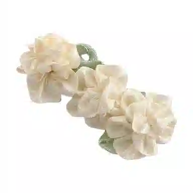 希铃 清冷感茉莉 棉麻 发夹 女款