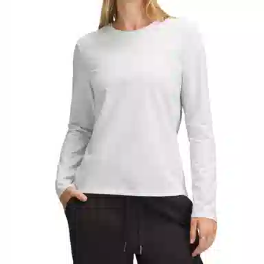 lululemon Organic CottonCrewneck Long-Sleeve Shirt T