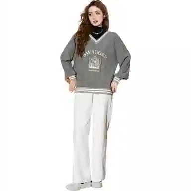 法文箱子 休闲舒适简约卫衣 女款