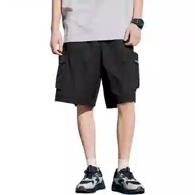 361° Casual Mid-Rise Shorts Black