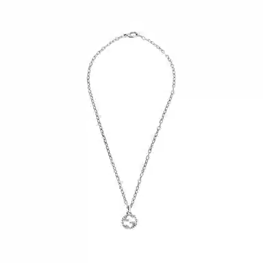 Gucci Interlocking G Silver Necklace