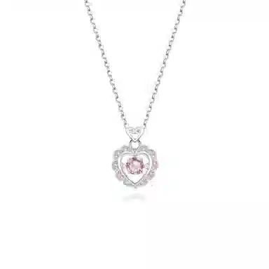 谷作 心心相恋小众轻奢高级感 合金 项链 女款