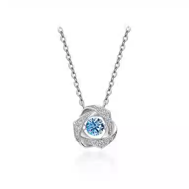 至爱无上 跳动的心 轻奢小众百搭锁骨链 合金 项链 女款