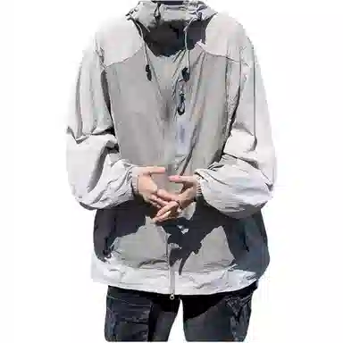 MORii Casual Zip Colorblock Jacket