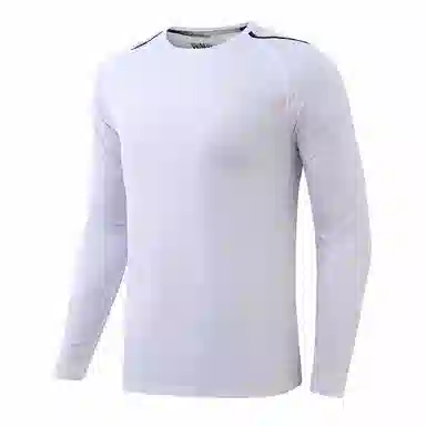 浪莎 运动长袖打底圆领健身衣 男款