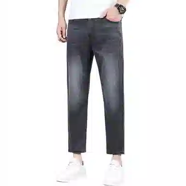 宝米卡 直筒舒适透气牛仔裤 男款