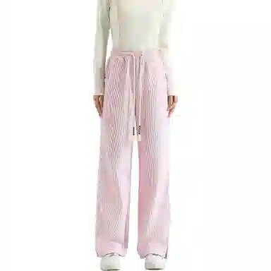 法文箱子 宽松中腰简约休闲裤 女款