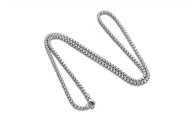 IDEAGEMER Half Moon Box Necklace