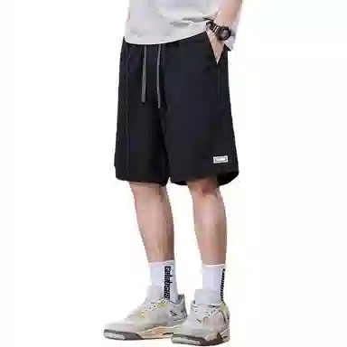 羽浅 夏季薄款速干五分裤冰丝宽松大码休闲短裤 男款