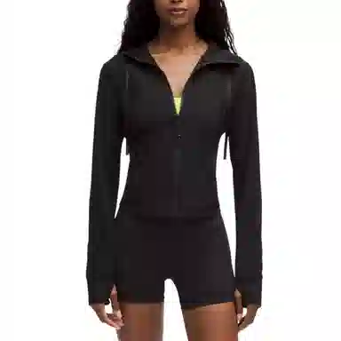 lululemon Define Cropped Hooded Jacket Mesh