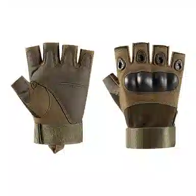 梦特娇 户外登山训练 聚酯纤维 半指手套 男女同款情侣款