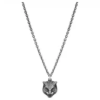 Gucci Tiger Head Pendant Necklace