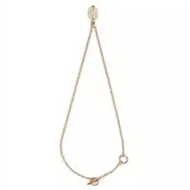 Hermes Original Cold Gold Necklace White