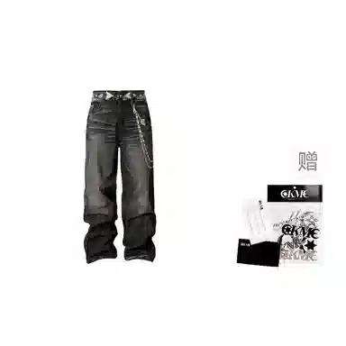 OKME BAGGY Jeans Black