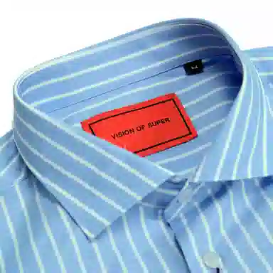Vision of Super Striped Shirt Blue