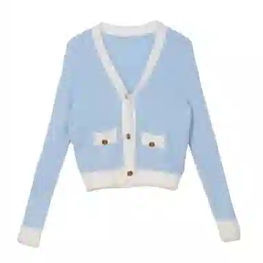 法文箱子 休闲慵懒甜美长袖毛衣 女款