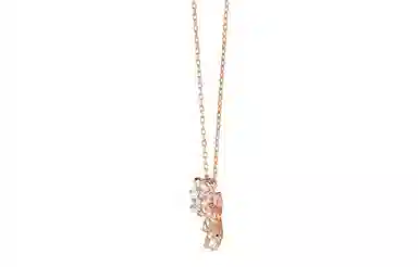 Swarovski Eternal Flower Necklace Pink