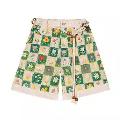 VALLEYOUTH Vintage Floral Shorts