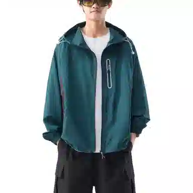 帝狼牛 宽松潮牌山系轻薄户外连帽长袖透气防紫外线防晒服 男女同款