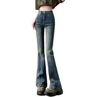 怪力萝莉 修身高腰舒适牛仔裤 女款