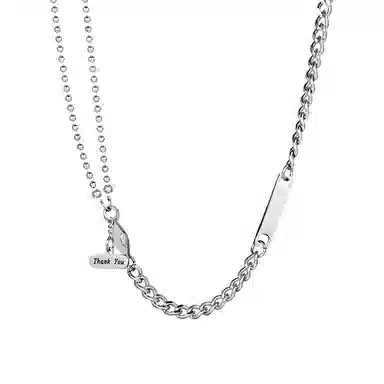 ROUTE 66 Necklace Titanium Steel