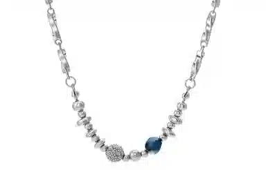ENFANTIN Titanium Stone Necklace