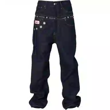 GLACIERBOY SS24 RAW DENIM BAGGY JEANSBaggy