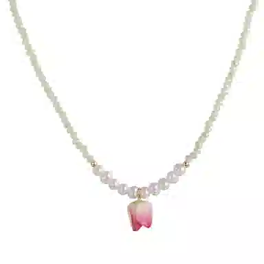 希遇 郁香芳华 国潮轻奢 温柔大方 气质优雅高级时尚 小众设计 高级气质感 日常百搭 合金 项链 男女同款情侣款