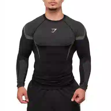 GYMSHARK Onyx 5.0 Long Sleeve Tee