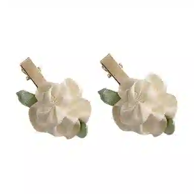 希铃 清冷感茉莉 棉麻 发夹 女款