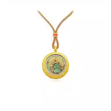 睦珦 锦上添花 佳偶天成 财神诸事顺利 福禄吉祥小众#好运 合金 项链 男女同款情侣款