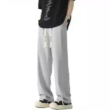 独驰 垂坠感宽松直筒舒适潮流百搭休闲裤 男女同款