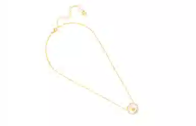 Swarovski Hollow Necklace Gold