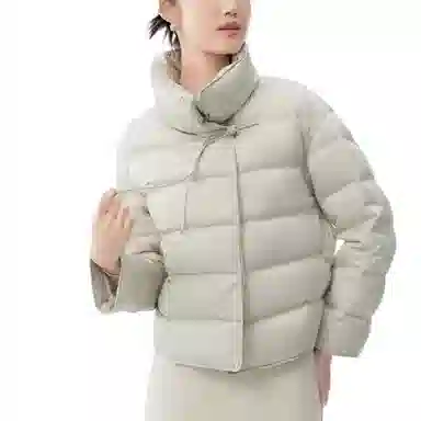 波司登 纯色盘扣立领透气羽绒服 女款