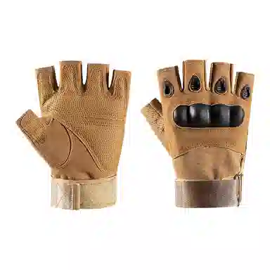 梦特娇 户外登山训练 聚酯纤维 半指手套 男女同款情侣款