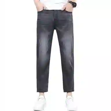 宝米卡 直筒舒适透气牛仔裤 男款