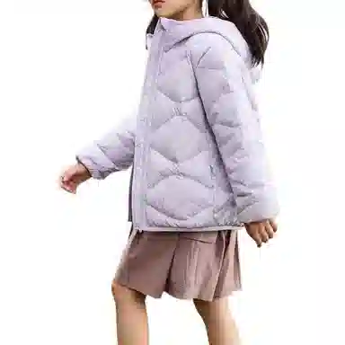 鸭鸭 保暖防风防水舒适轻盈羽绒服 青少年