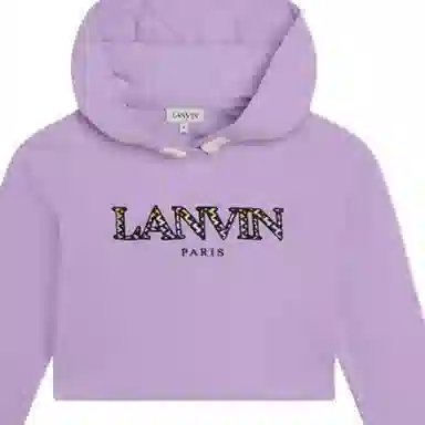 Lanvin Hoodie Purple Kids