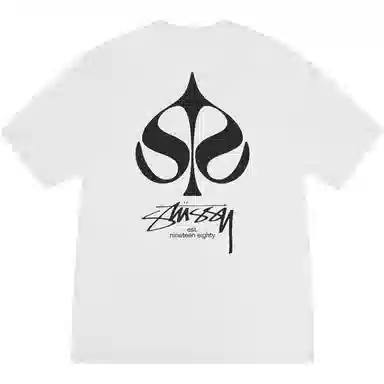 Stussy SS25 SPADE TEE PIGMENT DYED logoT