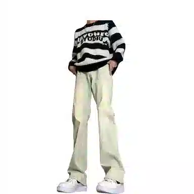 MRDONG Vintage Stretch Denim Pants