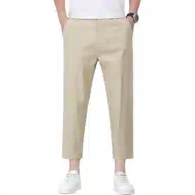 炳盛 夏季薄款弹力直筒宽松凉感休闲裤 男女同款
