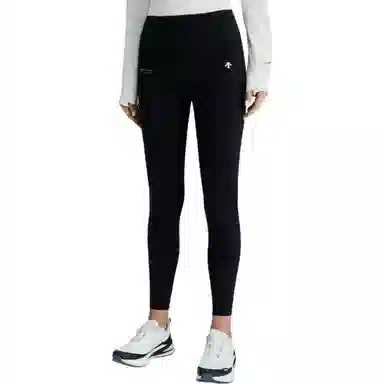 DESCENTE WOMENS RUNNING logo BK-BLACK