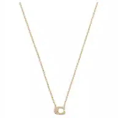 COACH Pave Signature Necklace