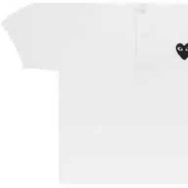 CDG Play SS24 White Polo