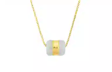 指尖瑰宝 转运珠 路路通 青白玉 项链 女款 礼物