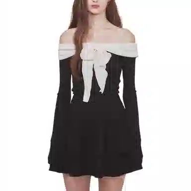 NOT YOUR ROSE FW24 Blair top T Black