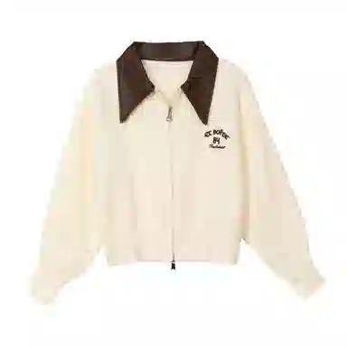 法文箱子 翻领舒适休闲毛衣 女款