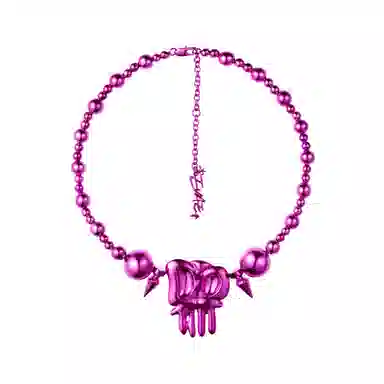 EVAE+MOB Necklace Pink Plated