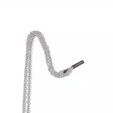 A Bathing Ape Double Star Necklace Silver